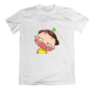 Áo thun in hình sticker mặt ngây thơ vô số tội