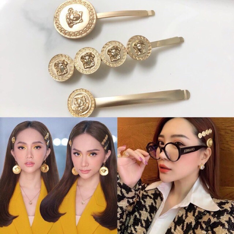 Kẹp tóc Ver sace sành điệu phụ kiện Dâu tây Home 🍓
