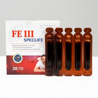 Thực phẩm bổ sung Sắt FE III SPECLIFE (Hộp 20 ống)