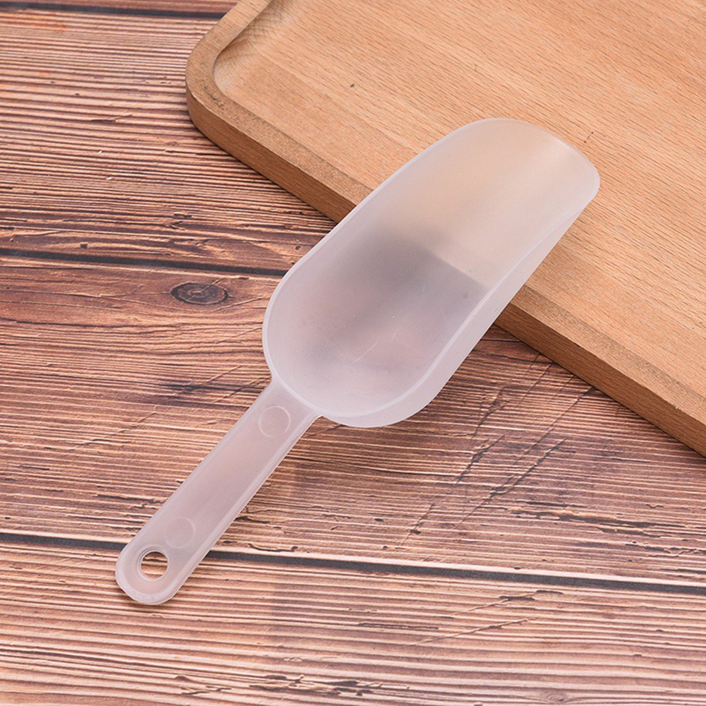 ELEGANT81 1/3 Pcs Measuring Scoops Protein Powder Ice Tray Shovel Ice Cream Rice Beans Sugar Kitchen Flour Candy Dessert Multifunctional for Party Dessert Buffet Weddings Clear Scoops