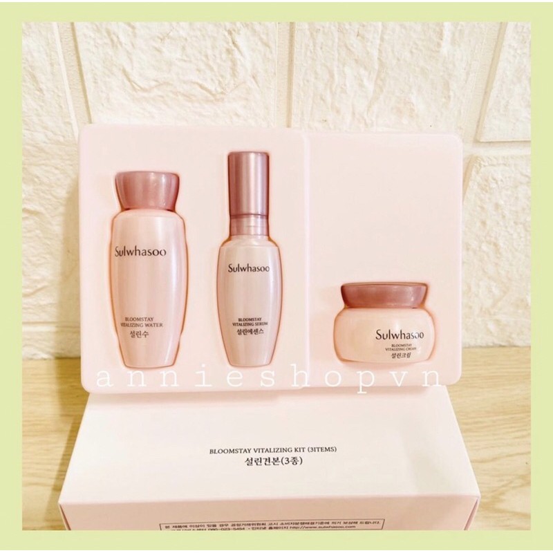 Bộ dưỡng trắng hồng của Sulwhasoo 3 món minisize