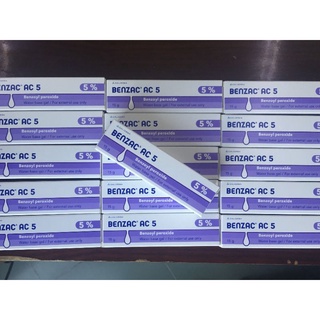 Gel Benzac 5% 15g chấm giảm mụn viêm, mụn mủ