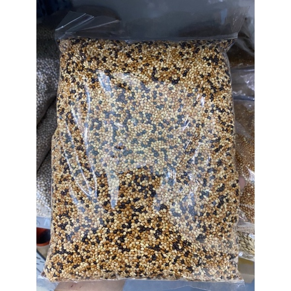 Cỏ thái 3 màu dành cho chim cu gáy, yến phụng.