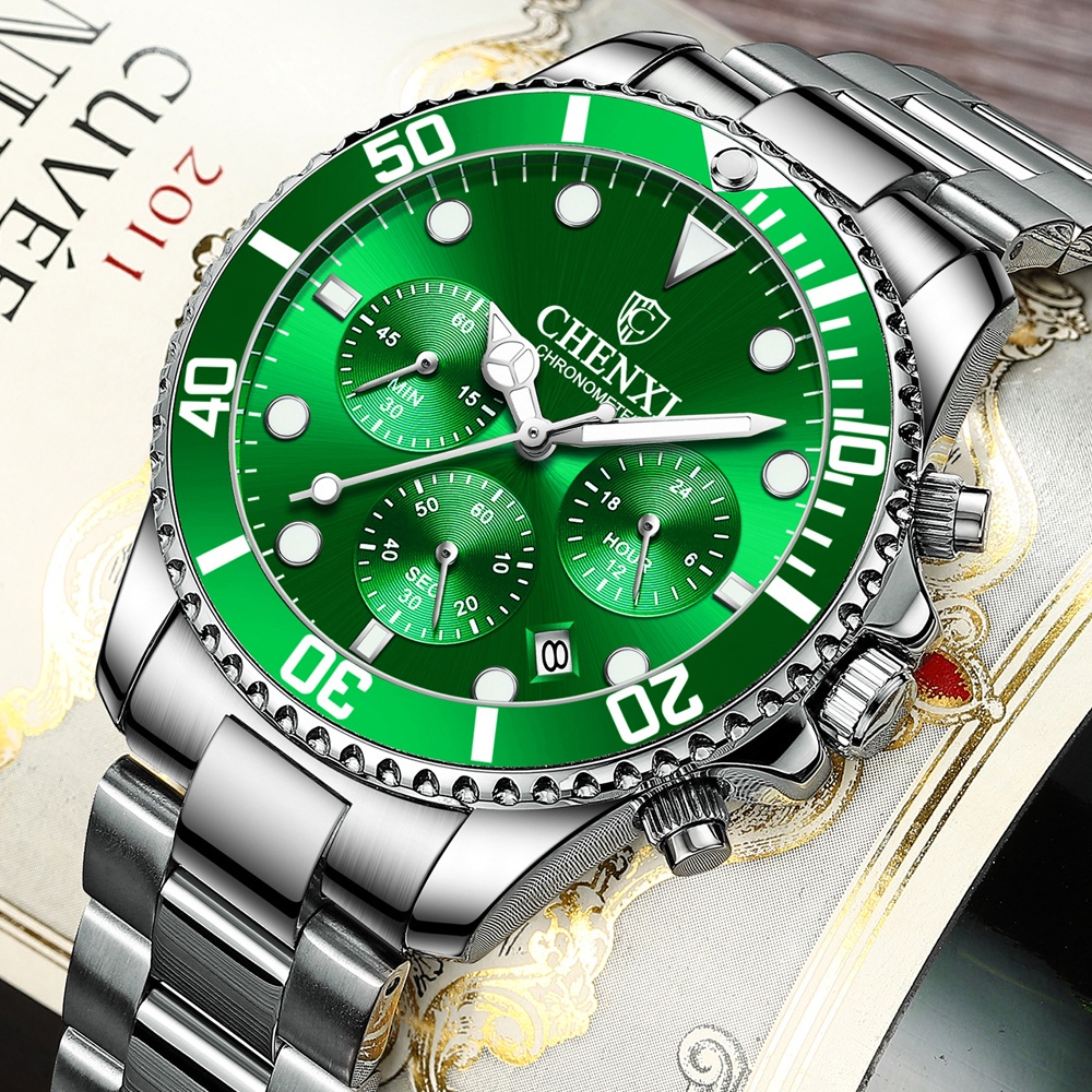 Đồng Hồ Đeo Tay Chexi Chống Thấm Nước Phong Cách Doanh Nhân Sang Trọng Cho Nam