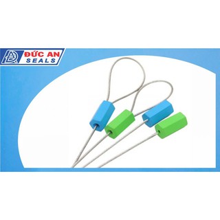 100 chiếc - Seal khóa niêm phong kẹp chì cáp rút ngắn 25cm DA31