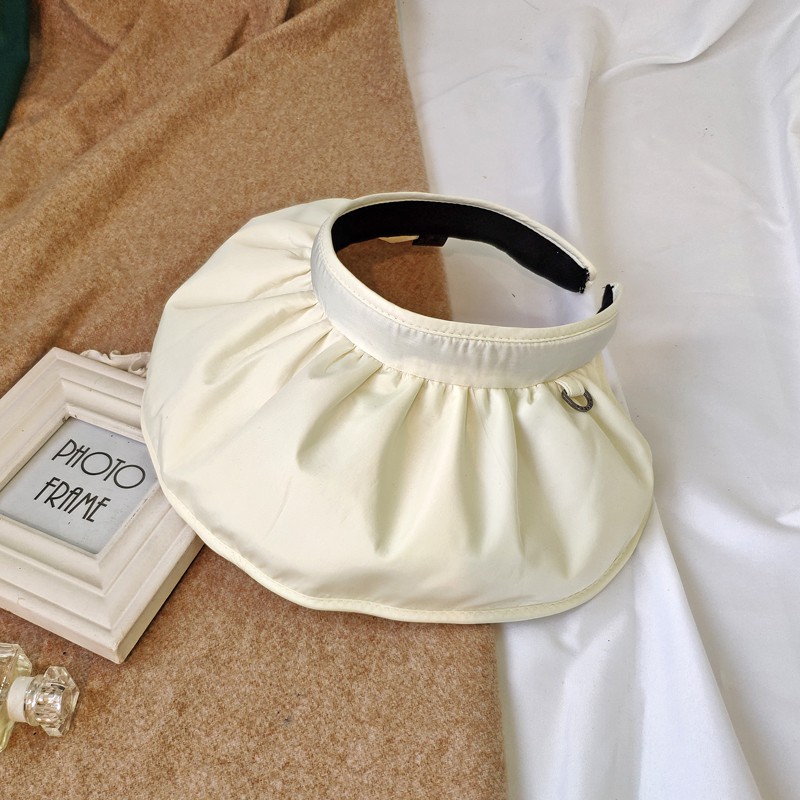 Mũ Chống Nắng Mùa Hè Kiểu Vỏ Sò Màu Tương Phản Phong Cách Hàn Quốc Cho Nữ