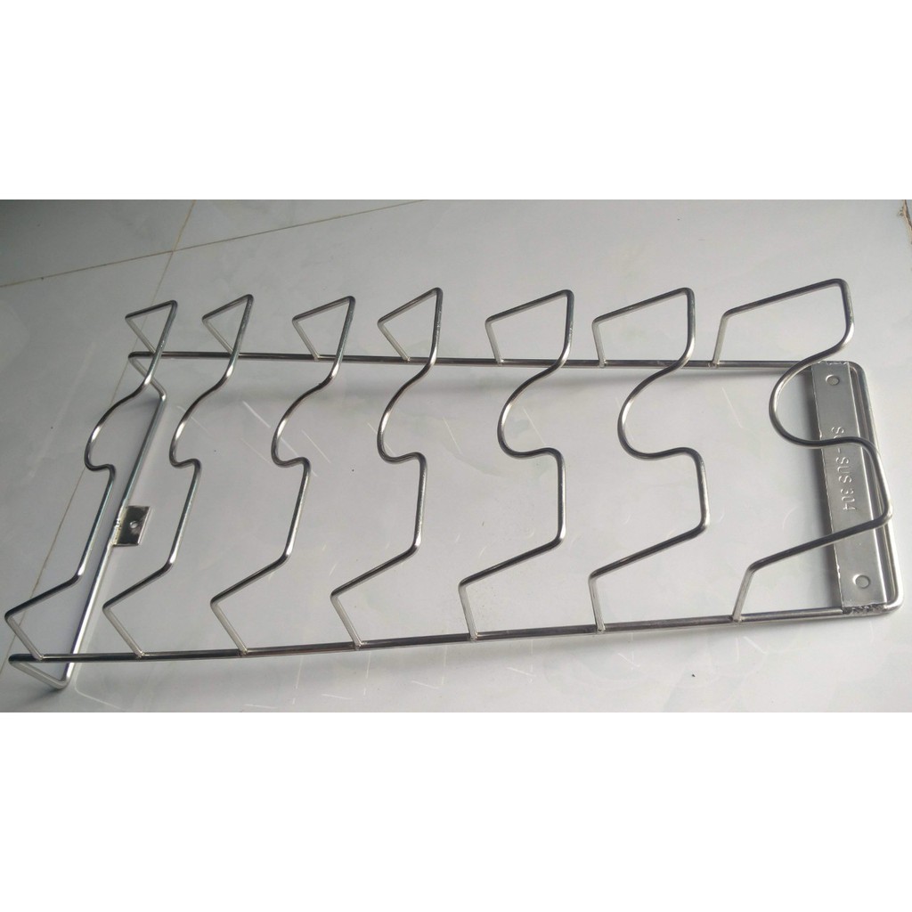 Giá treo vung xoong nồi inox sus 304 cao cấp