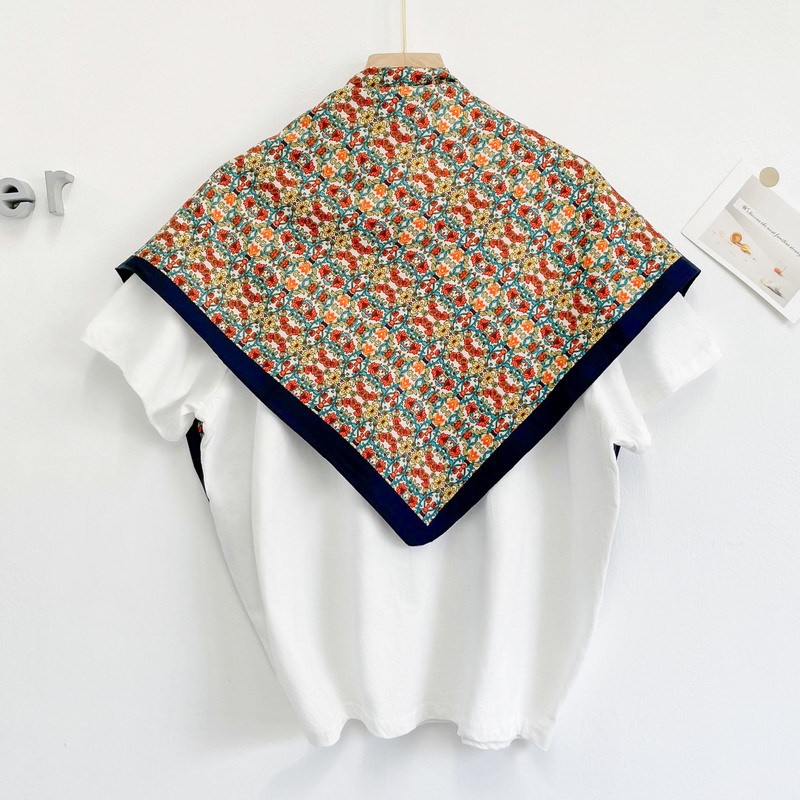 Khăn Choàng Chống Nắng In Họa Tiết Thời Trang Khổ 90cm(35.4inch) Tudung WJ1007-11