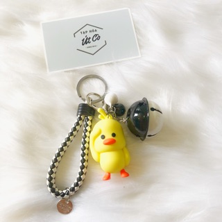 Móc khoá lục lạc Vịt Vàng