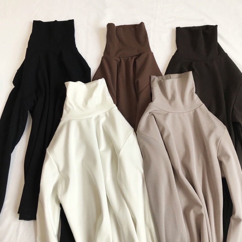 ⚡Áo giữ nhiệt cổ 3 phân có lót nỉ nhung siêu ấm🌟🌟