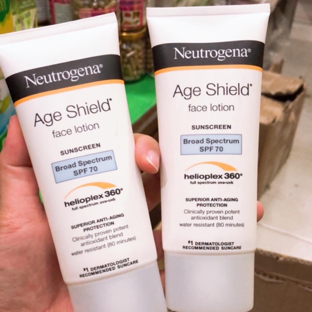 KEM CHỐNG NẮNG CHỐNG LÃO HÓA NEUTROGENA AGE SHIELD FACE LOTION SUN SCREEN SPF 70