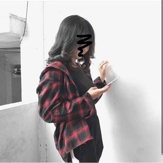 Sơmi CARO unisex - M,L,XL - Nam, nữ đều mặc ok -♡ HÀNG CÓ SẴN