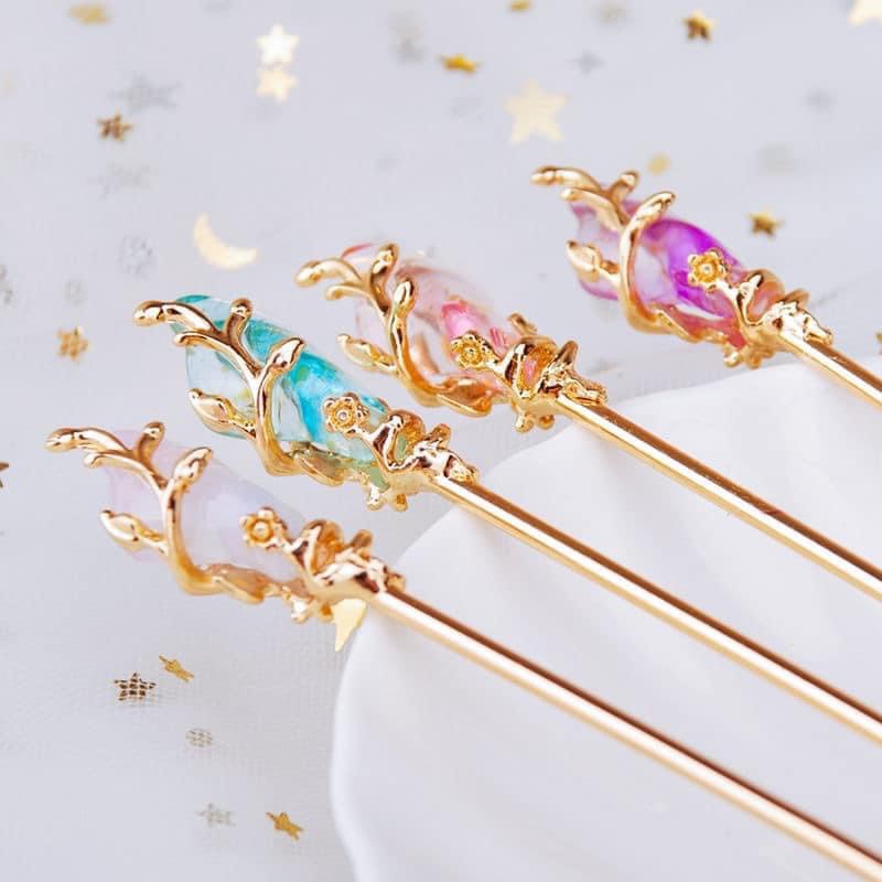 Trâm cài tóc cổ trang bling bling