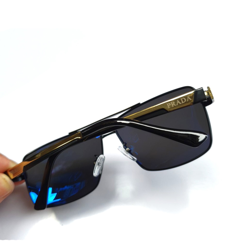 Kính mắt nam râm thời trang tặng hộp và khăn lau kính