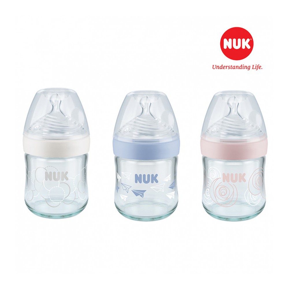 Bình sữa NUK PP Nature Sense núm ti Silicone (150ml , 260ml)