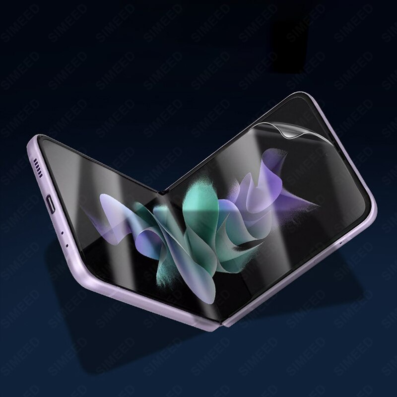 Ốp Điện Thoại Mềm Trong Suốt Bảo Vệ Mặt Trước Sau 3 Trong 1 Cho Samsung Galaxy Z Flip 3 5g Z Flip3