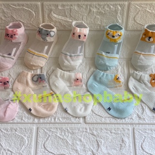 SET 5 VỚ LƯỚI ROBIBABI BÉ TRAI GÁI 0-24 THÁNG