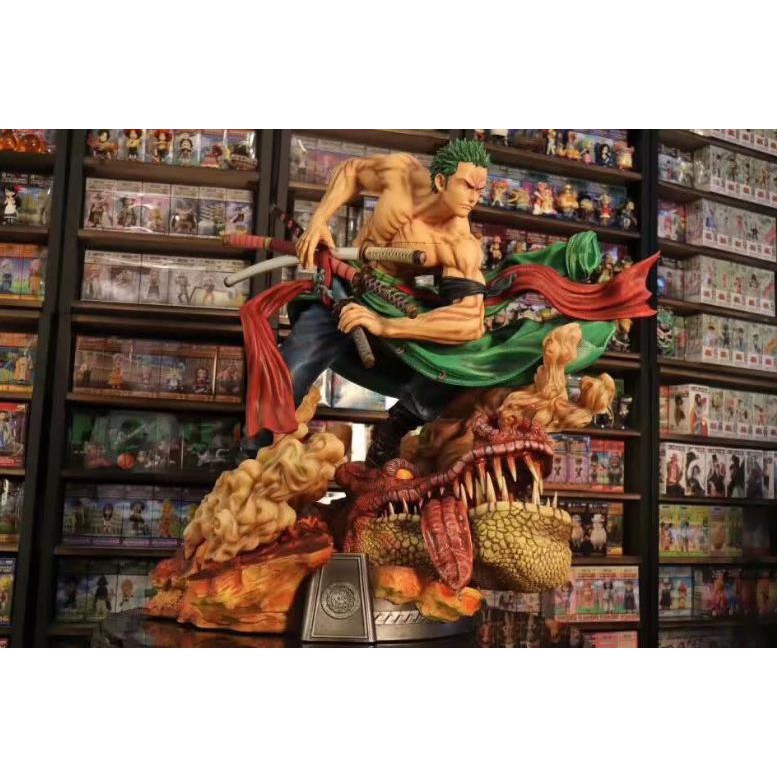 Mô hình Zoro Rồng GK Last Sleep LS tỉ lệ 1/4 hình và video thực tế - Mô hình One Piece