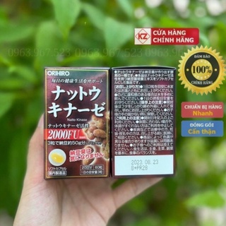 Viên uống chống đột quỵ, tai biến Natto Kinase 2000FU Orihiro Nhật.
