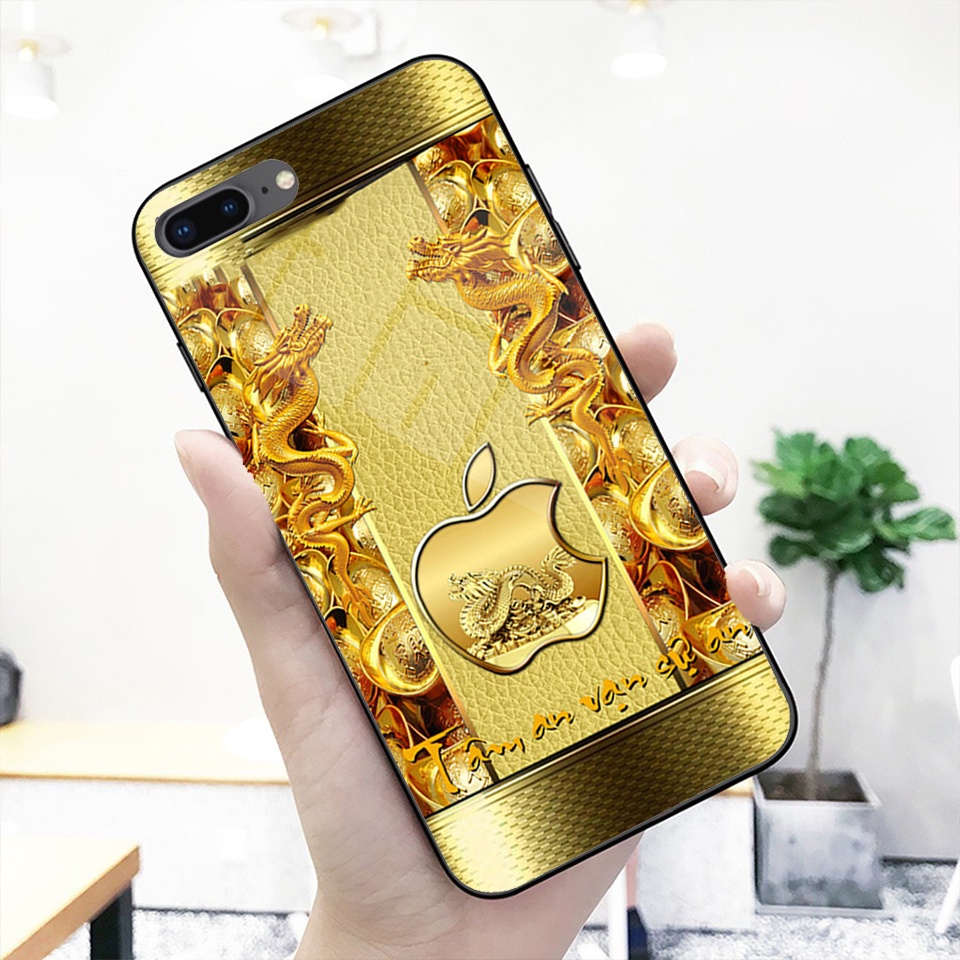 Ốp lưng kính cường lực iphone 7plus/8plus-iphone 6plus-iphone7/iphone8-iphone6/6S in hình 12 con giáp siêu đẹp