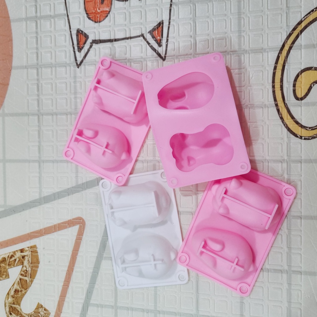 Khuôn Silicon Làm Pudding, Khuôn Silicon Làm Kẹo Dẻo Thạch Socola