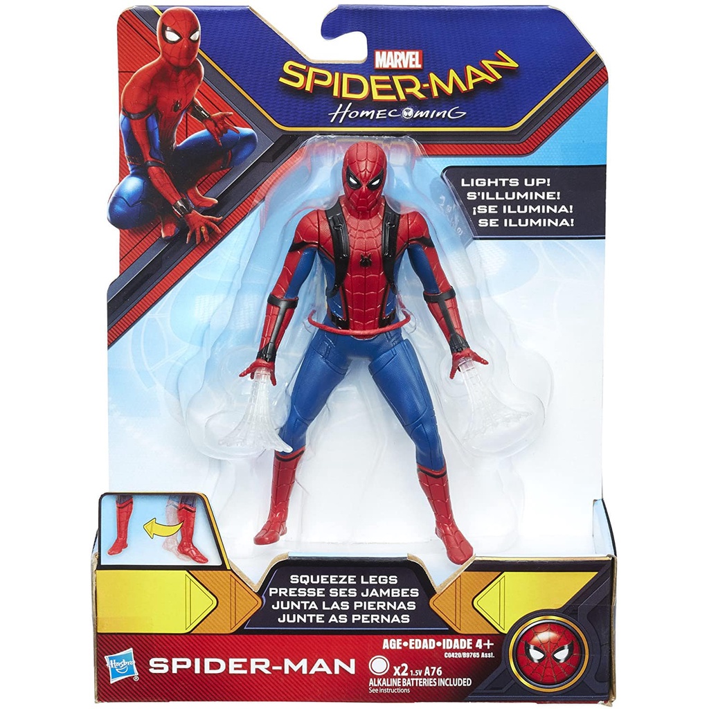Mô hình nhân vật người nhện Spiderman Squeeze legs