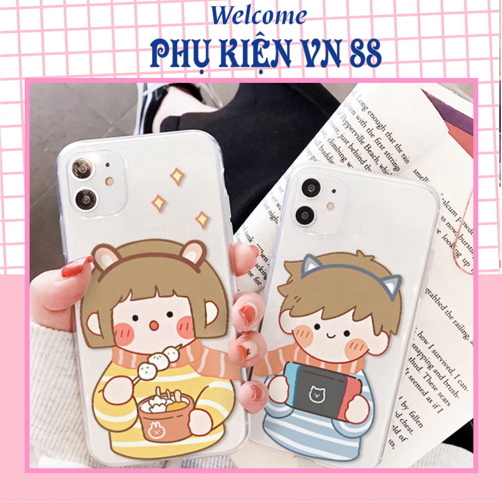 Ốp lưng iphone Cặp đôi mùa đông - Full các dòng từ Iphone 5 - đến 11 Promax - Phụ Kiện VN 88