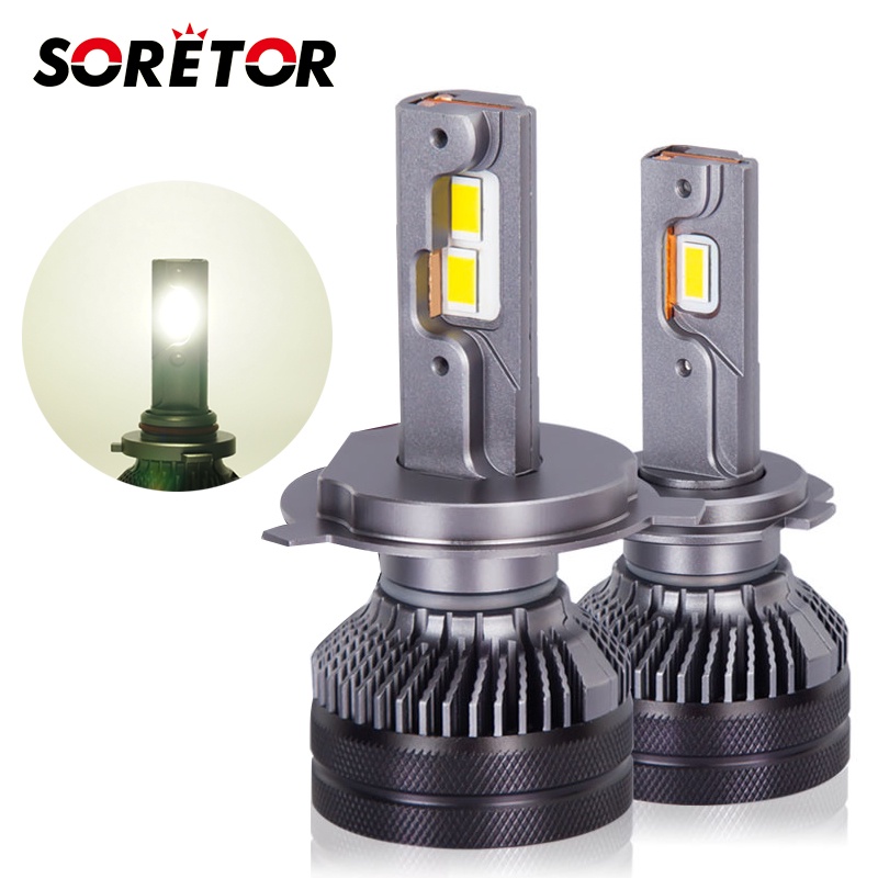 2 Đèn Pha LED 4300K 6000K 110W 20000LM H4 Hi Lo H7 H1 H8 H9 H11 H16 HB3 9005 HB4 9006 880 881 H27 D2H Cho Xe Hơi