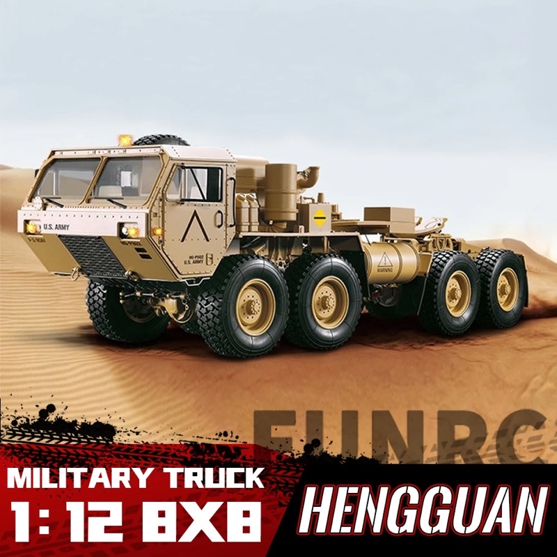 Hg  802 đầu kéo quân sự full kim loại phiên bản full âm thanh ánh sang RTR