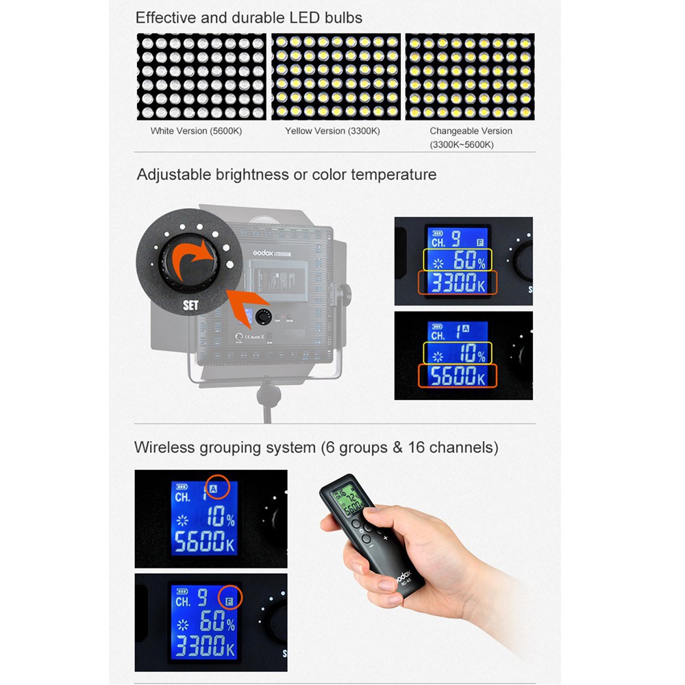Đèn Led GODOX 500C