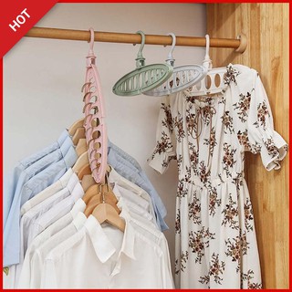 [FREESHIP 50K] MÓC TREO QUẦN ÁO THÔNG MINH 9 LỖ MÓC TIẾT KIỆM DIỆN TÍCH - LILY STORE