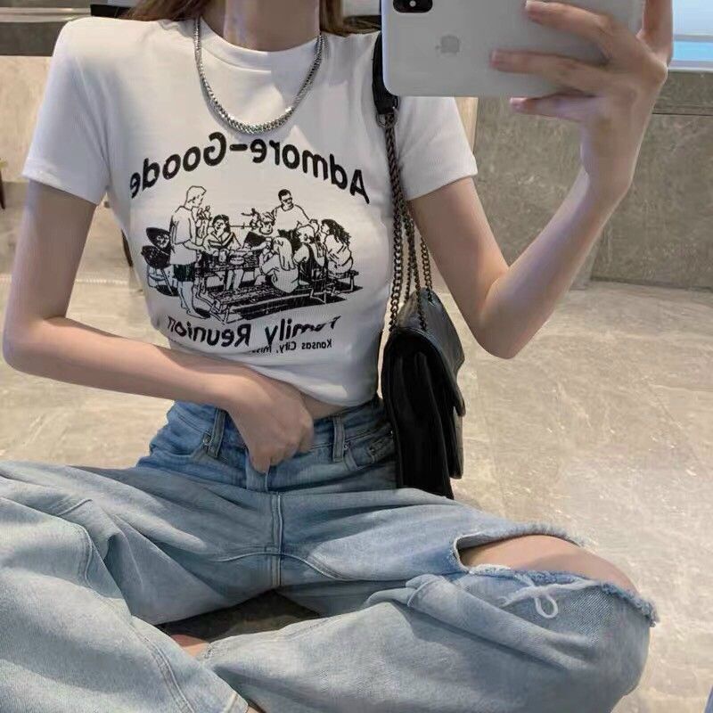 Áo thun croptop Goode