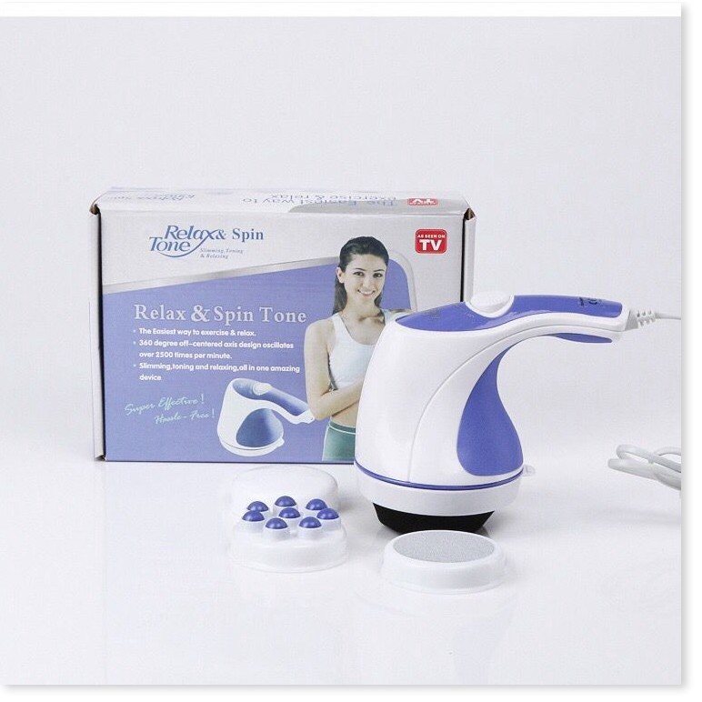 Máy massage   GIÁ VỐN]   Máy massage cầm tay Relax Spin Tone A781 giúp lưu thông tuần hoàn khí huyết thư giãn cơ thể 1