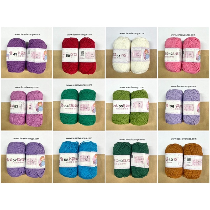 Len Baby Yarn hàng loại 1