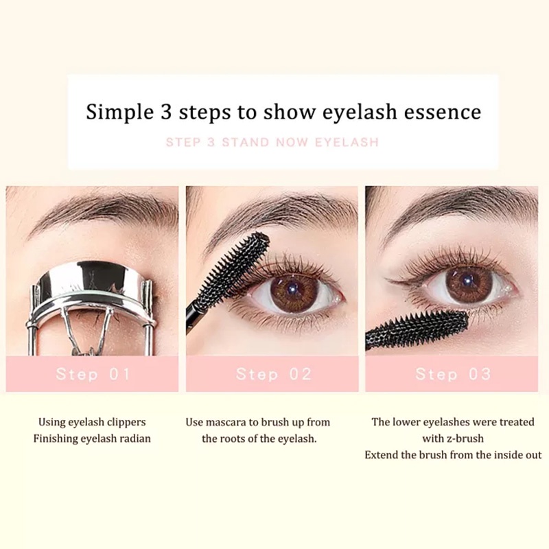 Mascara Kháng Nước Chống Mồ Hôi Không Nhòe Lâu Trôi Chuốt Mi Cong Vút Và Dài Hơn