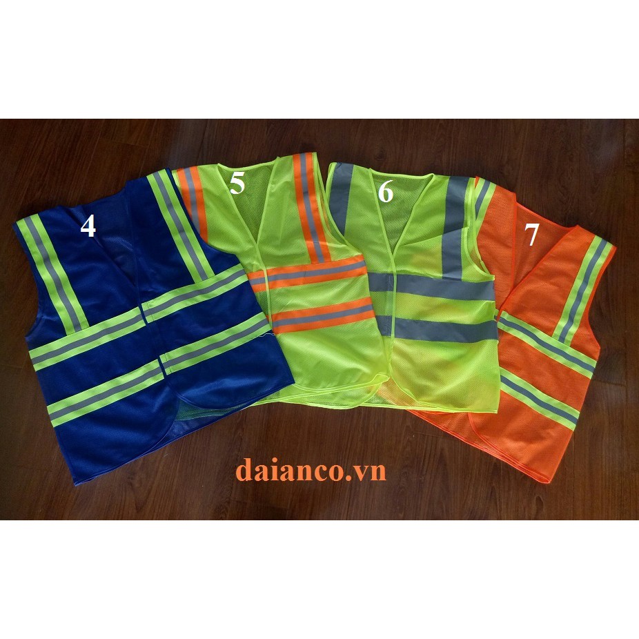 Áo bảo hộ lao động lưới phối phản quang 3M