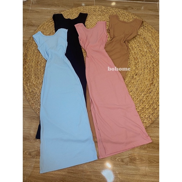 KHO SỈ BOHOME- Đầm balo xoắn lưng