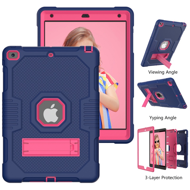 Ốp bảo vệ máy tính bảng chống sốc có giá đỡ cho ipad 7th 8th Gen 2019 2020 ipad 9 case 10"2 2021