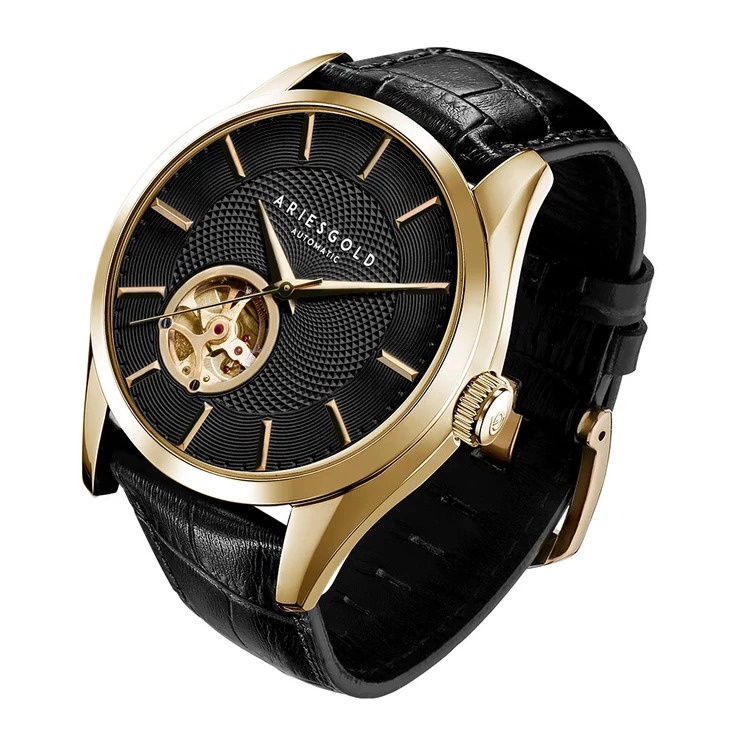 Đồng hồ Aries Gold AG-G9022 G-BK Size mặt 37 mm