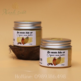 [Zeni] Bơ Cacao Hữu Cơ 50G- Organic Cocoa Butter- Bơ Từ Hạt Cacao [Xanh Suốt]