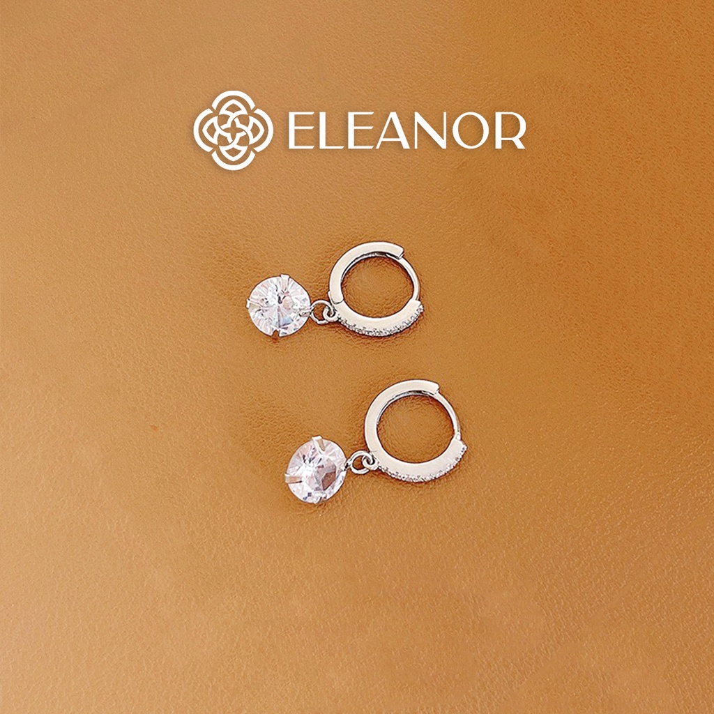 Bông tai nữ Eleanor Accessories đính đá pha lê phụ kiện trang sức quý phái