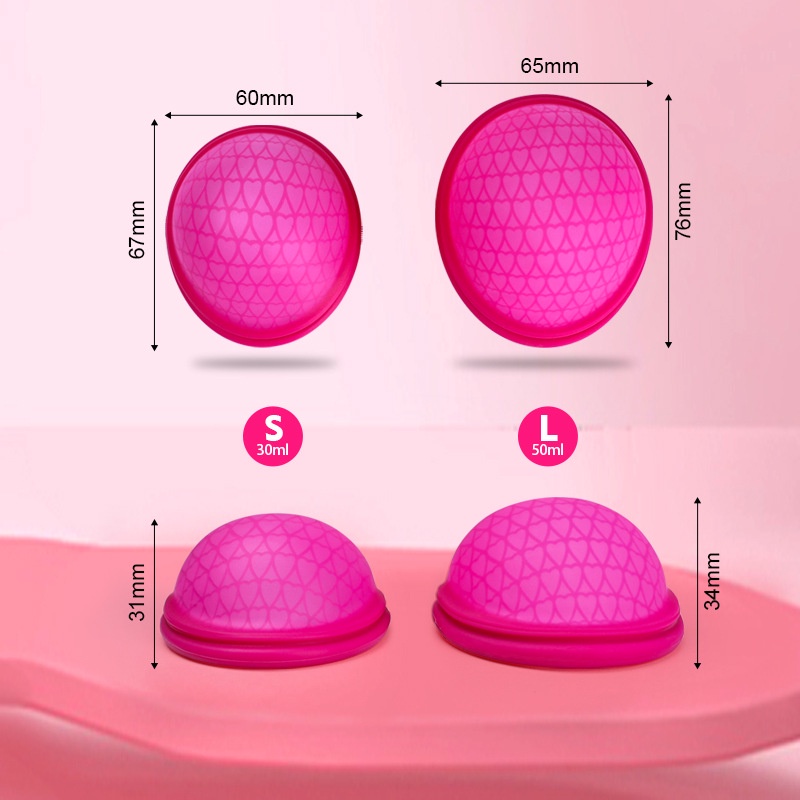 Đĩa Nguyệt San Silicone Kháng Khuẩn Không Rò Rỉ Thay Thế Cho Kinh Nguyệt