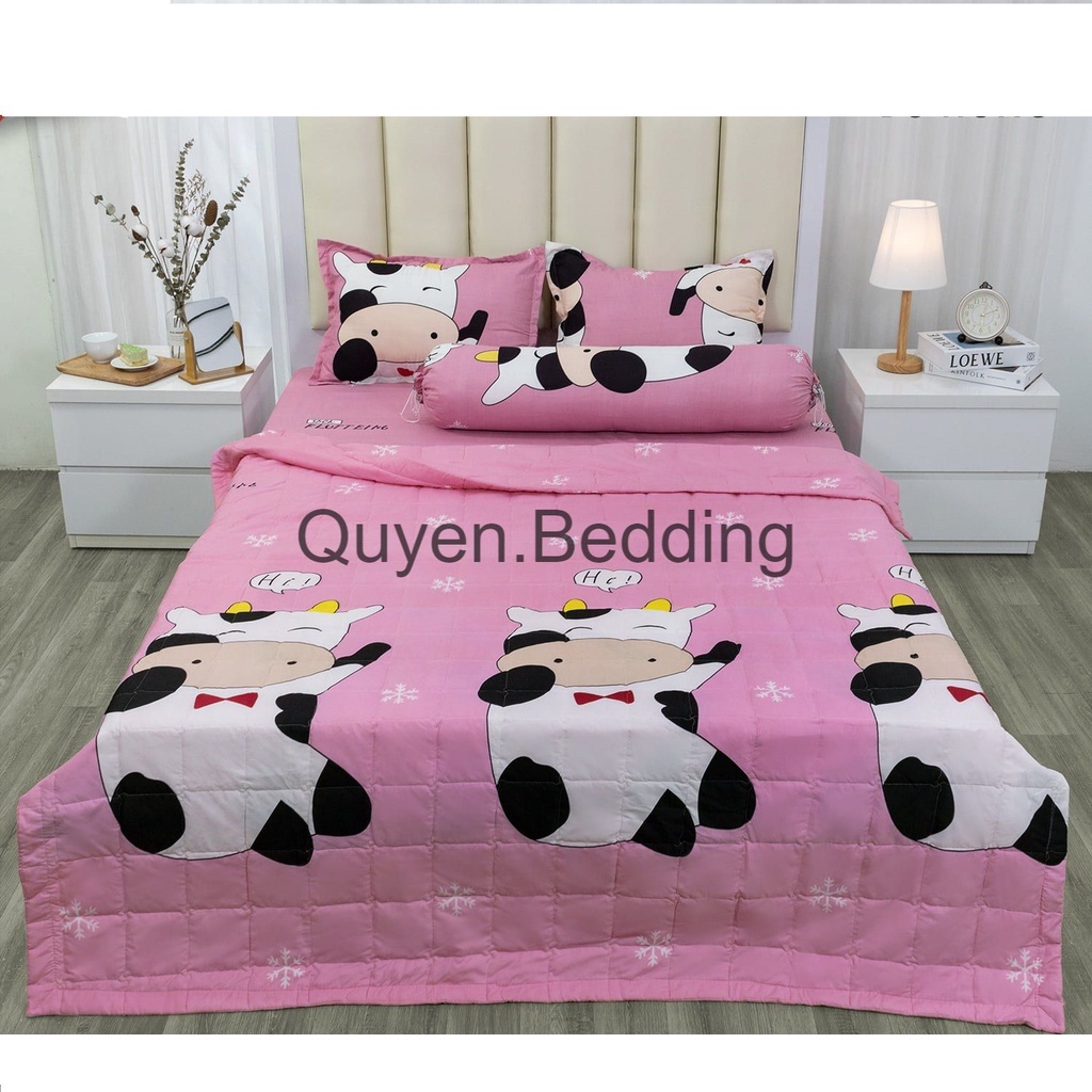 Drap giường , bộ ga giường 3 món bo chun hình thú khủng long siêu hot chất liệu cotton poly , ga giường gồm 1 ga + 2 vỏ | BigBuy360 - bigbuy360.vn