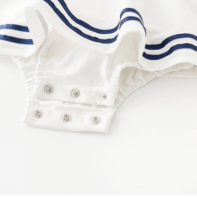 Body Váy Cho Bé Gái Vái Áo Thủy Thủ Đầy Tháng Thôi Nôi Sinh Nhật