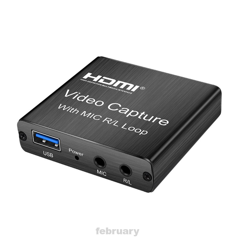 4K 1080P Multifunction HD Portable With Mic For Live Streaming Game Recording 60hz HDMI Video Capture Card | BigBuy360 - bigbuy360.vn