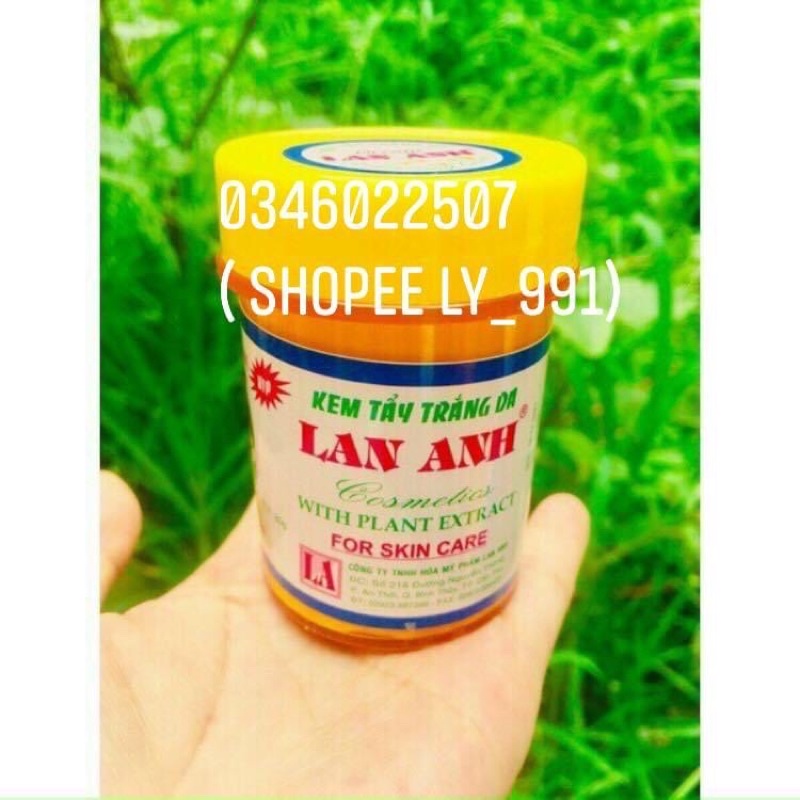 (Hàng chuẩn ) Kem tẩy trắng da Lan Anh hủ 80gram