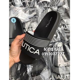 Dép Nam Kẻ Ngang Đen