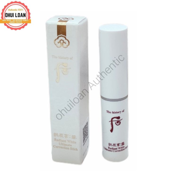 Thanh cao nám dạng thỏi Stick dưỡng Trắng mờ thâm nám sạm da whoo radiant white ultimate stick