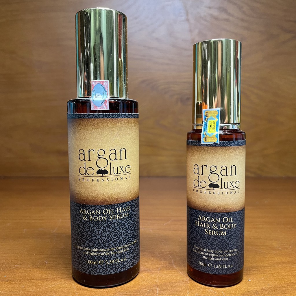 Tinh Dầu Phục Hồi Tóc Hư Tổn ARGAN DELUXE Oil Hair &amp; Body Serum 100ml