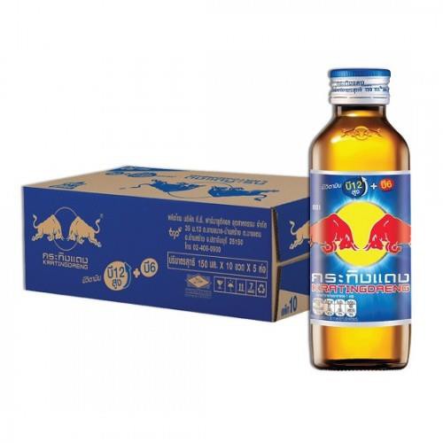 Lốc 10 Chai Nước Tăng Lực Red Bull (Bò Cụng, Bò Húc) Thái Lan